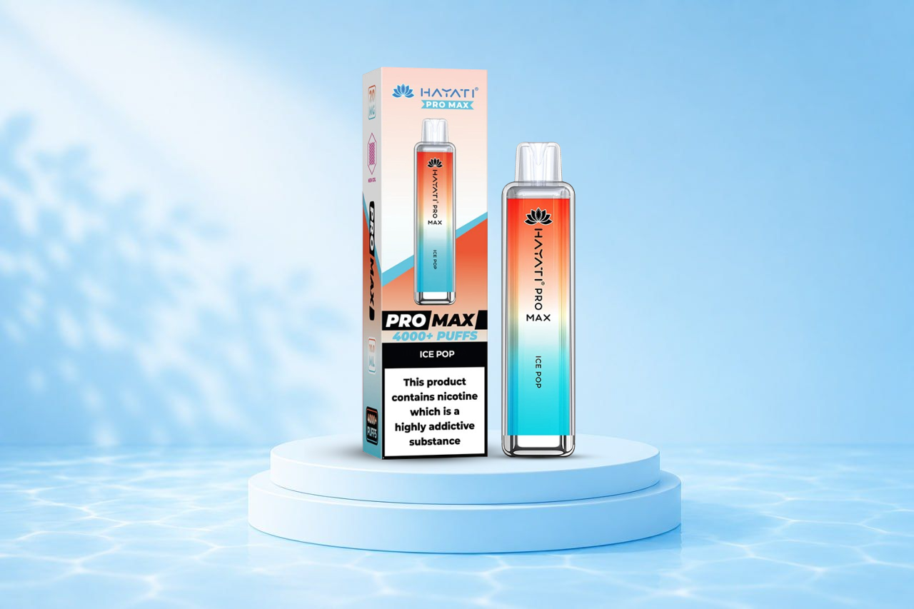 Hayati Pro Max 4K mit Eis-am-Stiel-Aroma
